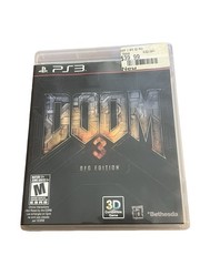 Doom 3 : BFG Edition (Playstation 3, 2012) PS3 Complete CIB – MINT DISC!