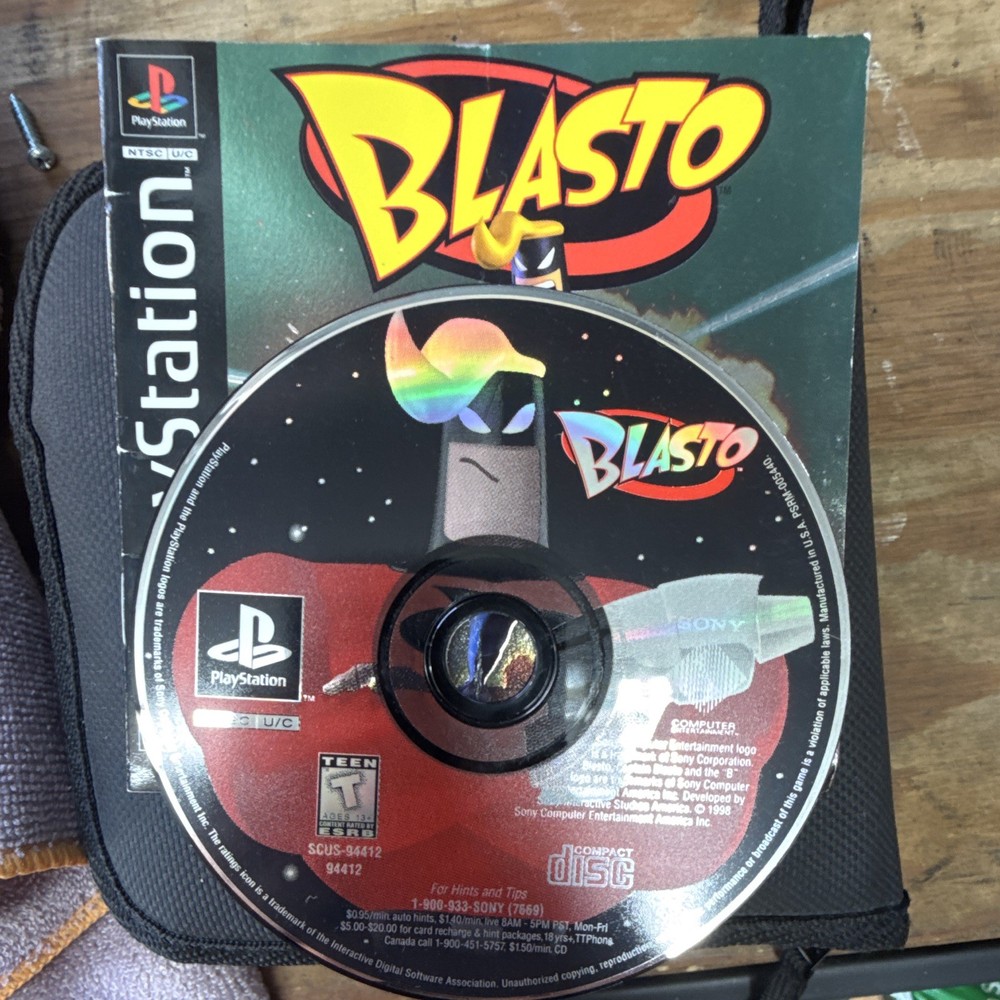 Sony Computer Entertainment Blasto PS1 NTSC-U/C T-Teen 1998 w/ Case