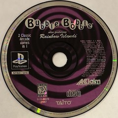 Bubble Bobble Also Featuring Rainbow Islands (Sony PS1) DISC ONLY | RARE! | M604