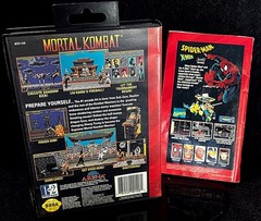 1992 MORTAL KOMBAT • WORKING w/CASE & MANUAL • VINTAGE SEGA GENESIS GAMES