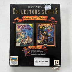 LucasArts Collectors Series Monkey Island Madness PC Game Big Box Read