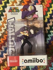 Waluigi Amiibo Nintendo Wii U New Nintendo 3DS Super Mario Series Sealed – NEW