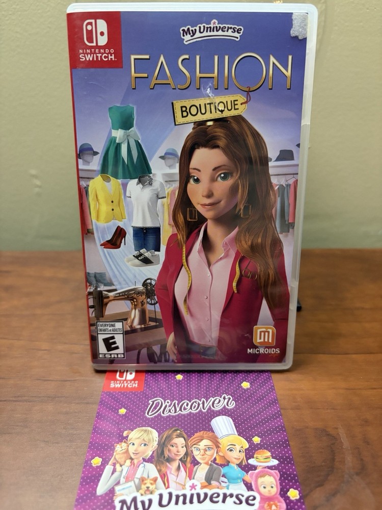 Nintendo Switch Microids Life My Universe Fashion Boutique Rated E for Everyone