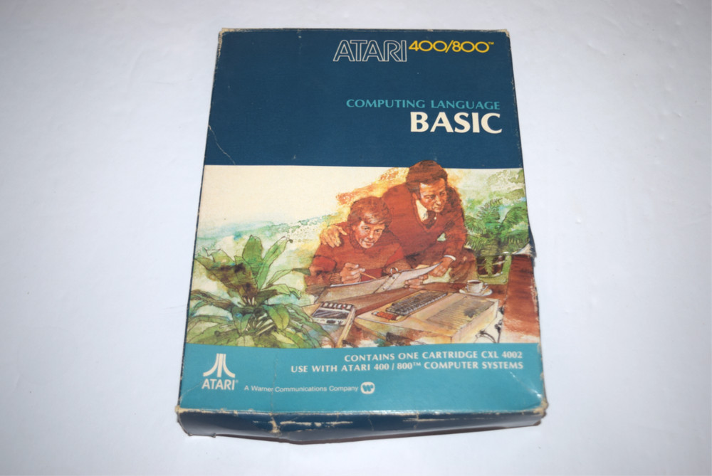 BASIC Computing Language Atari Computer Program Cartridge Complete in Box