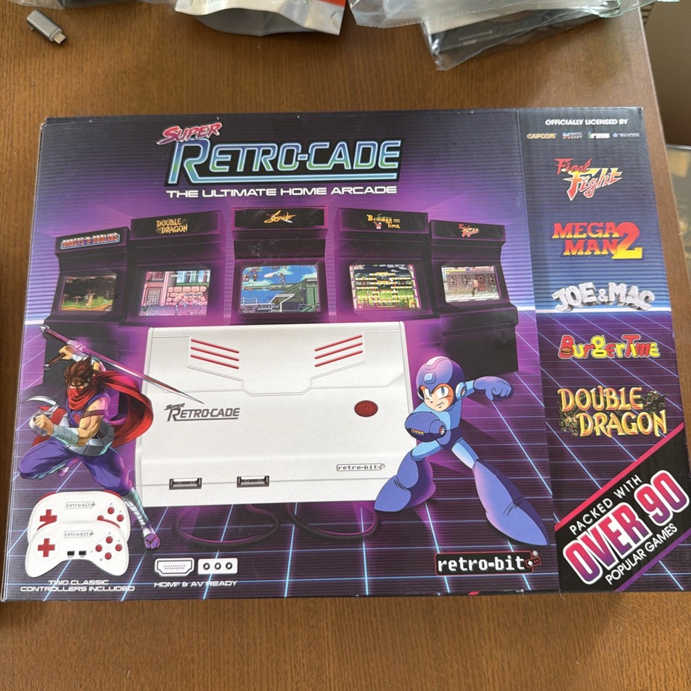 RETRO-BIT SUPER RETRO-CADE SYSTEM, FACTORY SEALED