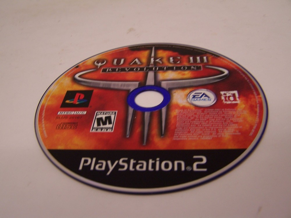 Quake III 3 Revolution (Sony PlayStation 2, 2001) Disc Only