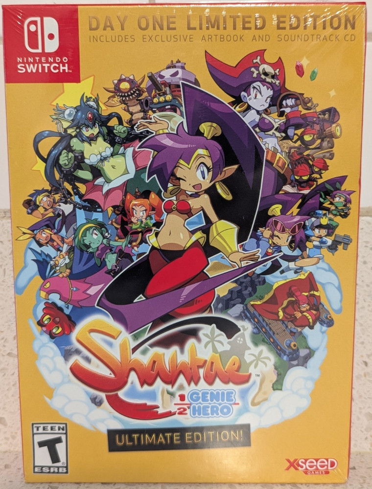 Shantae Half-Genie Hero Ultimate Edition Switch Factory Sealed Day One Edition