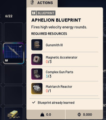 ARC RAIDERS – APHELION Blueprint (In-Game Delivery)!