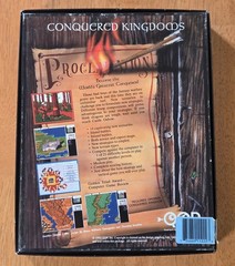 Conquered Kingdoms Scenario Disk #1 QQP IBM PC Big Box Game Complete CIB Maps
