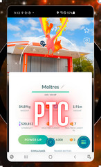 Pokémon Shiny Moltres PokePark Kanto BG | PTC Go ✨