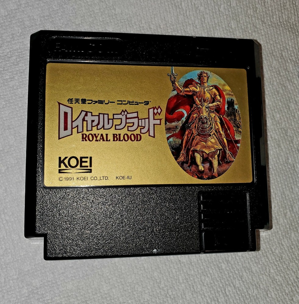 Game soft Famicom ROYAL BLOOD Nes from Japan③ 100% positive fb rare game only