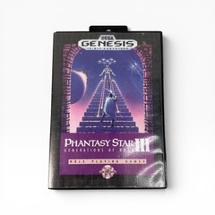 Phantasy Star III: Generations of Doom (Sega Genesis, 1991) Tested & Working