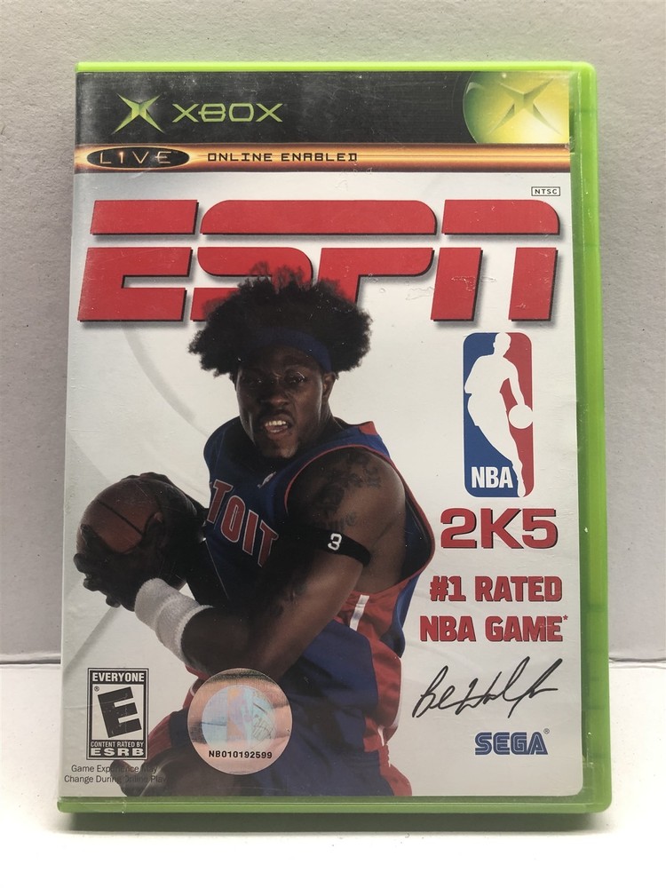 ESPN NBA 2K5 – Microsoft Xbox Game – Complete w/ Manual – Tested Working