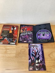RARE Ultimate Spider-Man Limited Venom Edition PS2 2005 CIB Slipcover, Comic