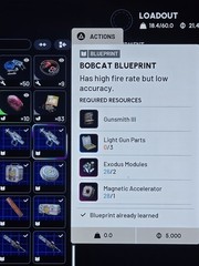Bobcat BLUEPRINT ARC RAIDERS