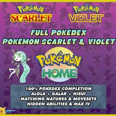 Pokemon Home Scarlet Violet ✨ Living Pokedex Gen 9 ✨ GET SHINY MELOETTA GIFT