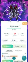 Pokemon Armored Mewtwo Go Guarenteed Lucky Unregistered 500k-1M Dust Trade