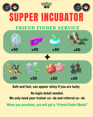 Pokémon || Supper Incubator ✨ FAST SALE ✨ DONE in 24 – 48hrs ✨ Read Description