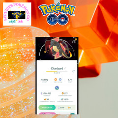 Pokémon Go❀Shiny Charizard-mega Background❀GOTOUR2026❀Tr❀de 20K Stardust OR PTC