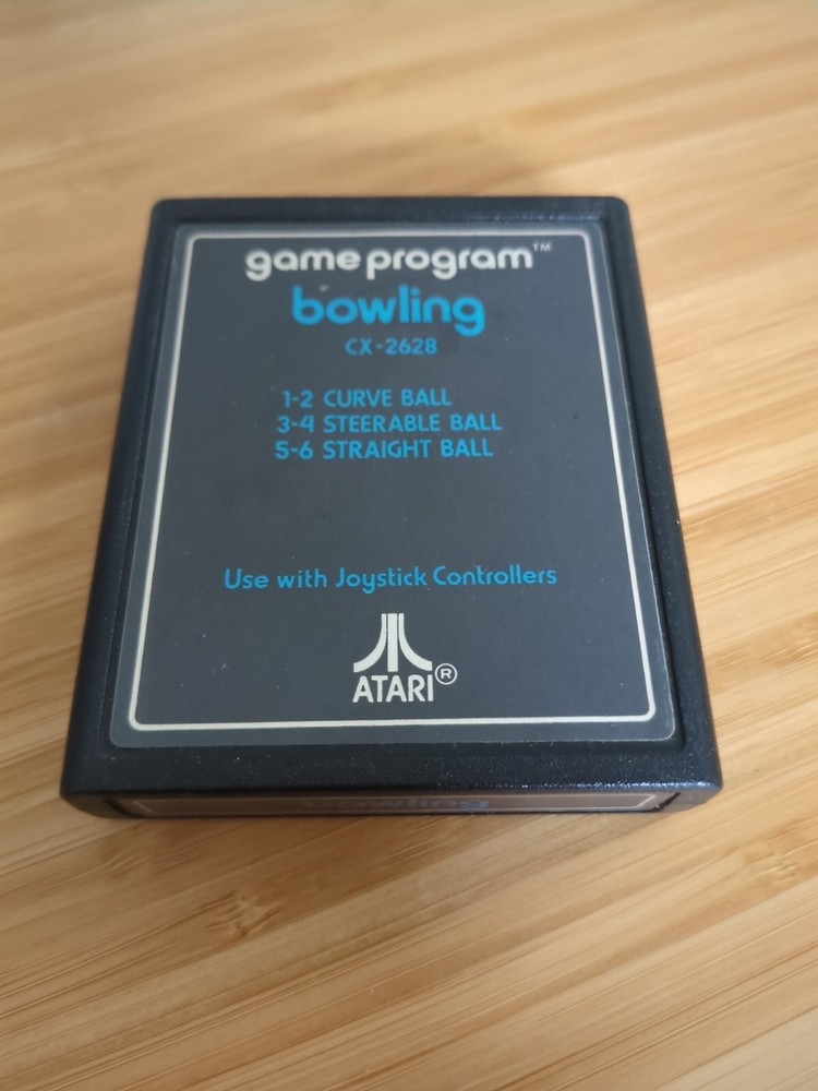 Bowling (Atari 2600) CX2628 Text Label Tested & Working