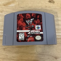 Acclaim Sports WWF Attitude Nintendo 64 Game Sports Wrestling Tested Y0226