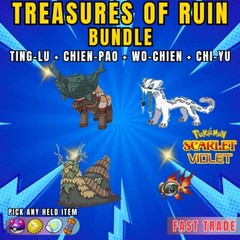 Pokemon Scarlet And Violet ✨ Ting-Lu, Chien-Pao, Wo-Chien and Chi-Yu ✨BUNDLE 🚀