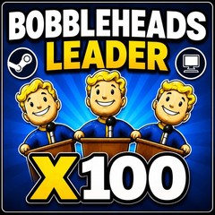 FALLOUT 76 [PC] x100 BOBBLEHEADS LEADER [CHEAPEST ON EBAY]