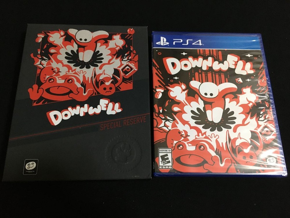 Overseas PS4 Downwell Limited Edition, Sealed, Compact, PS4 Game 4″
