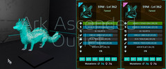 ✅Ark Survival Ascended –Top Stats-Veilwyn-Dino-Lv362-Colors-ASA PVE/PC/PS5/XBOX✅