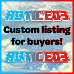 CUSTOM LISTING – PLEASE MESSAGE BEFORE ORDERING!