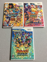 Inazuma Eleven Strikers & 2012 Xtreme 2 & Go Strikers 2013 Nintendo Wii Japan