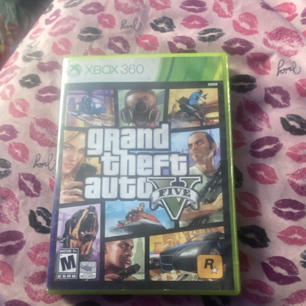 Rockstar Games Grand Theft Auto V Xbox 360 Action Adventure Online Play NTSC M