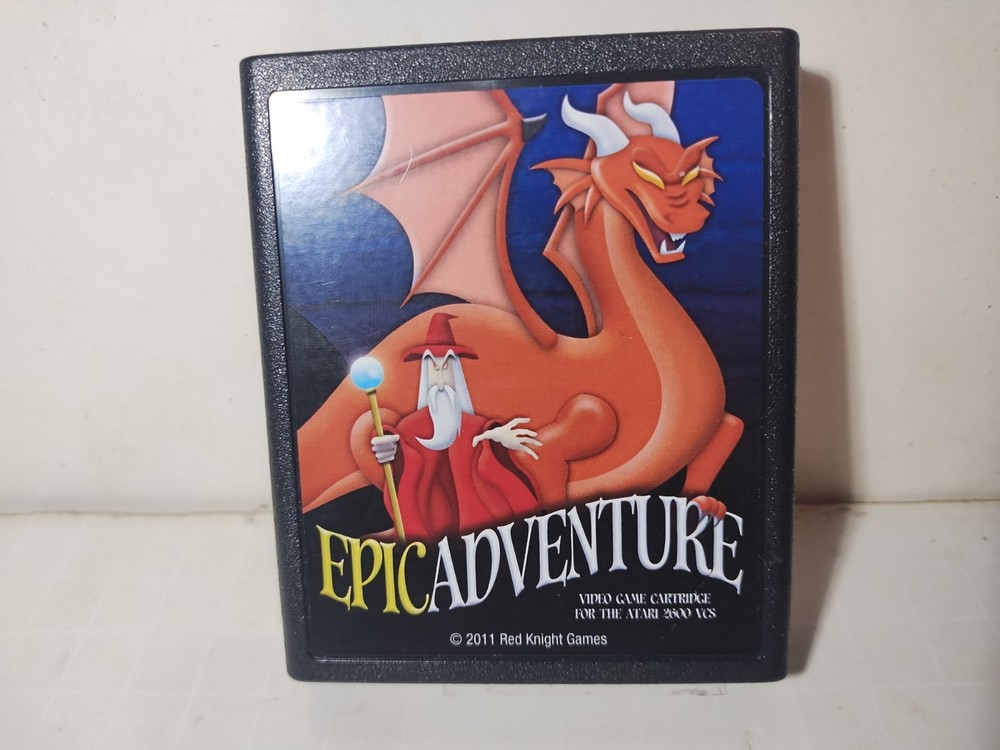 Epic Adventure Atari 2600 Game 2011 Red Knight Games Tested