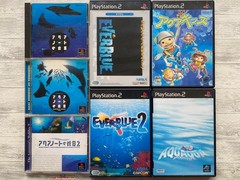SONY PS 1 2 Aquanaut’s Holiday 1 2 & Ever Blue & Aqua Kids & Aquaqua from Japan