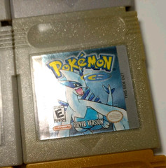 Pokemon Gold + Silver Lot Of 9 Gameboy Color Lot Authentic Dry Batteries Tested