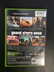 Rockstar Games Grand Theft Auto: San Andreas Xbox Dolby Digital with manual