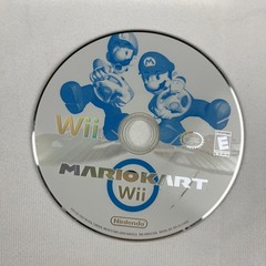 Mario Kart Wii (Nintendo, 2008) w/ 1 Racing Wheel Tested and Working OEM