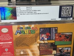Super Mario 64 Original Version Nintendo 64 N64 Complete In Box Graded PSA 9.4