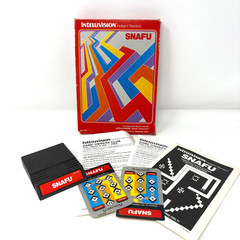 Intellivision Snafu (1981) Complete In Box With Manual & Overlays, Mattel Vtg