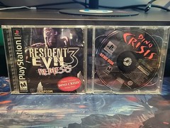 RESIDENT EVIL 3 NEMESIS PLAYSTATION 1 GAME W/DEMO DISC & REGISTRATION CARD