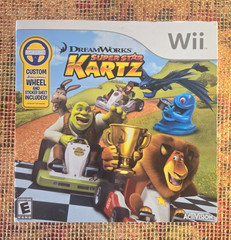 DreamWorks Super Star Kartz Nintendo Wii Video Game Bundle With Wheel Shrek