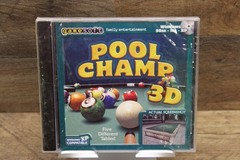 Vintage New GameSoft Pool Champ 3D PC Video Game (2005) Windows VISTA/XP/98SE