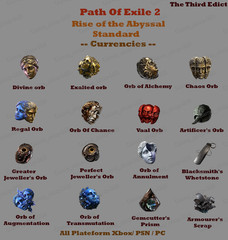 Path of Exile 2 Rise of the Abyssal SC The Third Edict Divine orb/ Exalted POE 2
