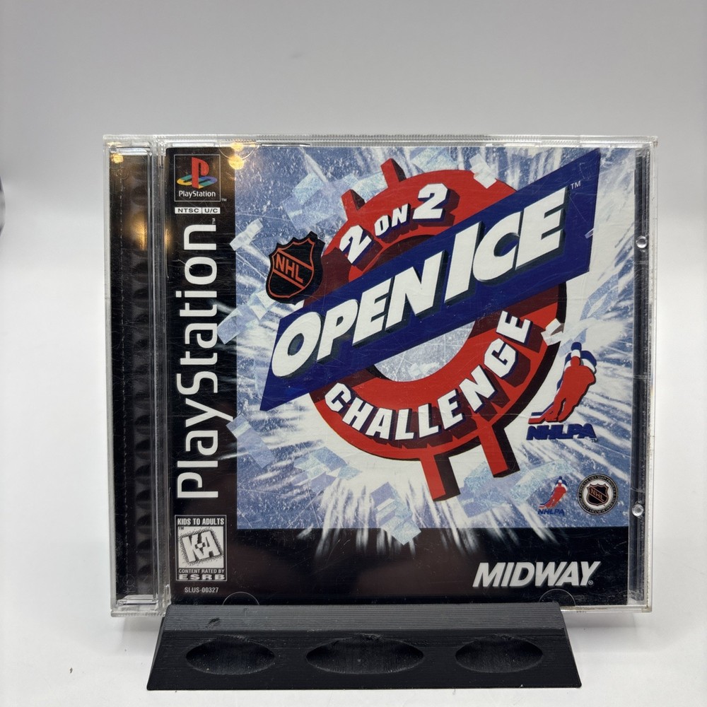 NHL Open Ice 2 On 2 Challenge PS1 Playstation 1 CIB With Registration Card