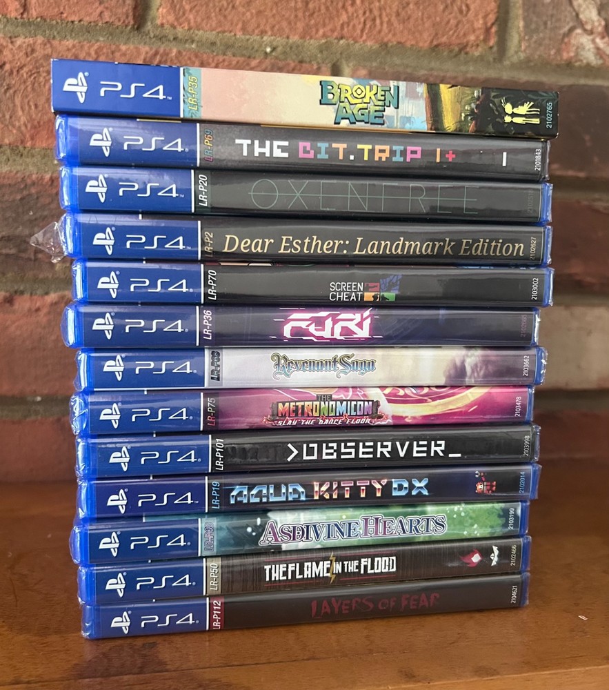Limited Run PS4 Games New Factory Sealed Playstation 4