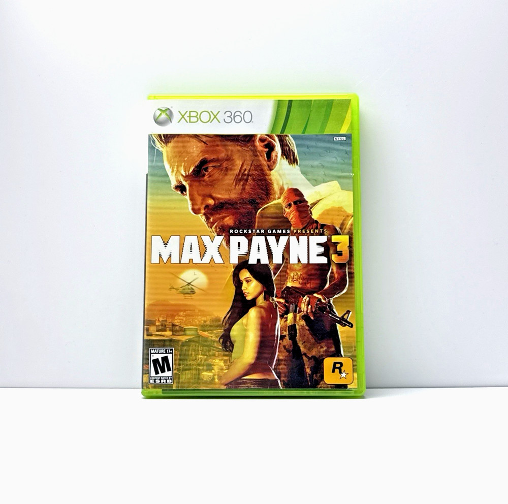 Max Payne 3 Microsoft Xbox 360 CIB Complete Refurbished & Tested Free Shipping