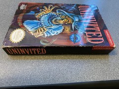 CIB Uninvited (Nintendo Entertainment System, 1991) Very Good Condition