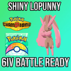 ✨6IV SHINY Lopunny Battle Ready🚀 POKEMON HOME✨Pokemon Champions✨