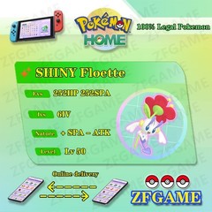 ✨6IV SHINY Floette + EVS🚀 POKEMON HOME✨Champions✨Online delivery⚡