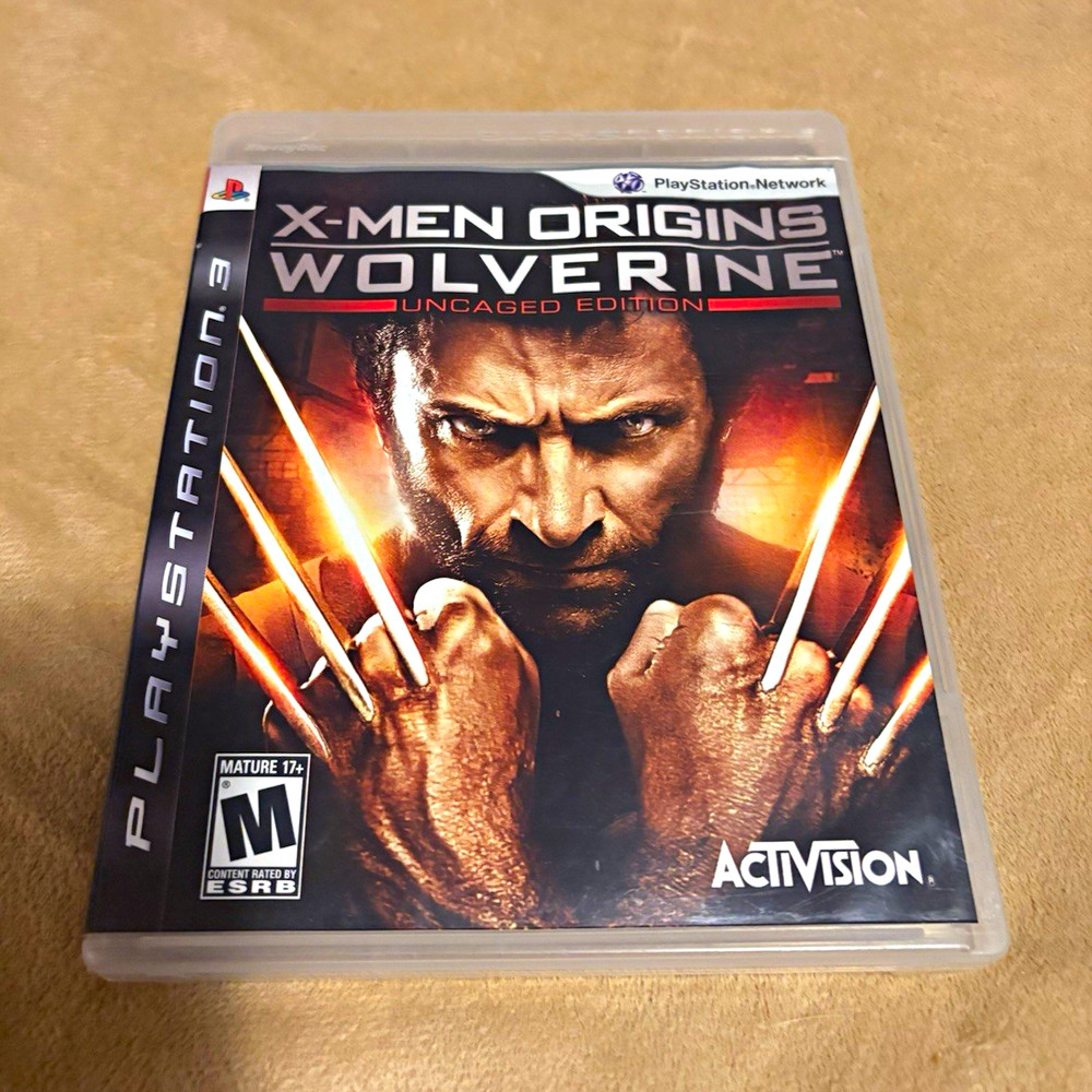 Activision X-Men Origins: Wolverine Uncaged Edition PS3 Action M NTSC-U/C Manual